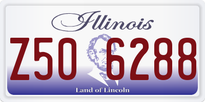 IL license plate Z506288