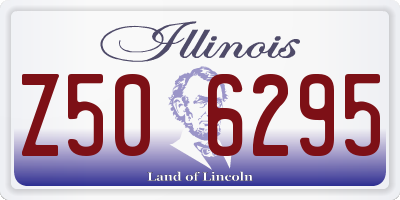 IL license plate Z506295