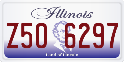 IL license plate Z506297