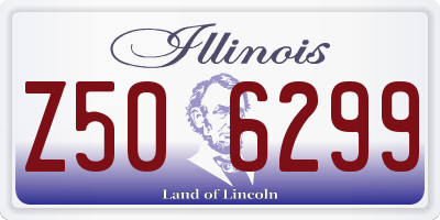 IL license plate Z506299