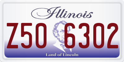 IL license plate Z506302