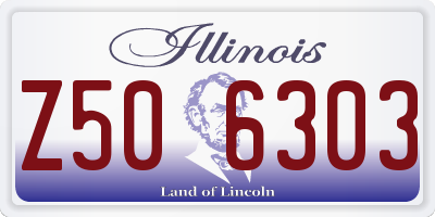 IL license plate Z506303