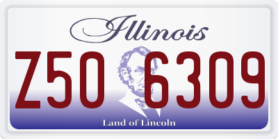 IL license plate Z506309