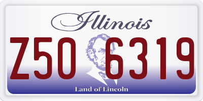 IL license plate Z506319