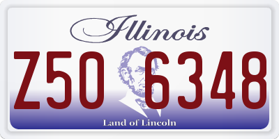 IL license plate Z506348