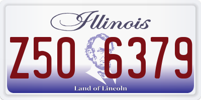 IL license plate Z506379