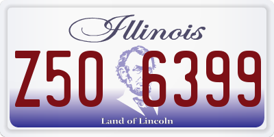 IL license plate Z506399