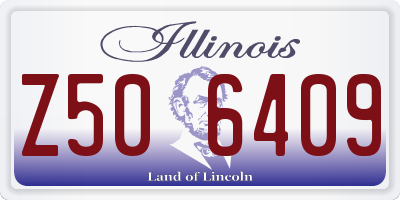IL license plate Z506409