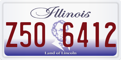 IL license plate Z506412