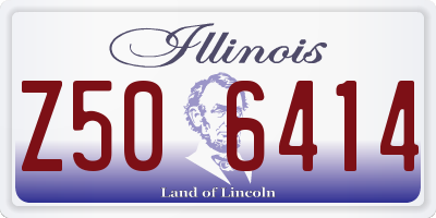 IL license plate Z506414