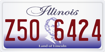 IL license plate Z506424