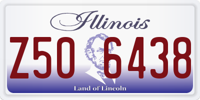 IL license plate Z506438