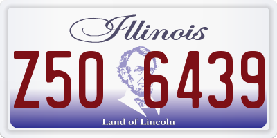 IL license plate Z506439