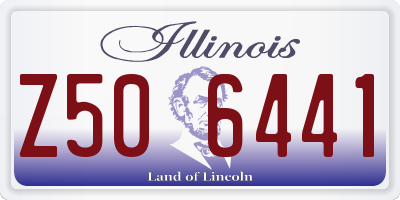 IL license plate Z506441
