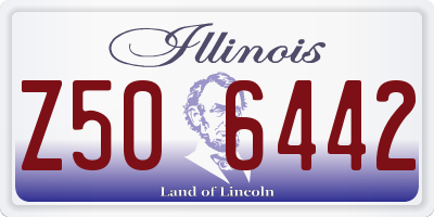 IL license plate Z506442