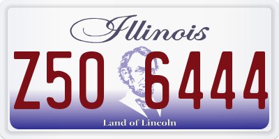 IL license plate Z506444