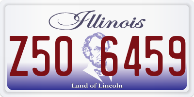 IL license plate Z506459