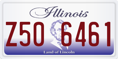 IL license plate Z506461