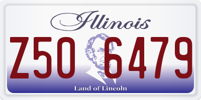 IL license plate Z506479