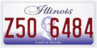 IL license plate Z506484