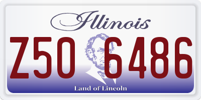 IL license plate Z506486