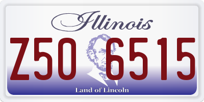 IL license plate Z506515