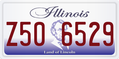 IL license plate Z506529