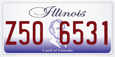 IL license plate Z506531