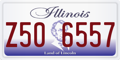 IL license plate Z506557