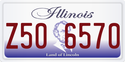 IL license plate Z506570