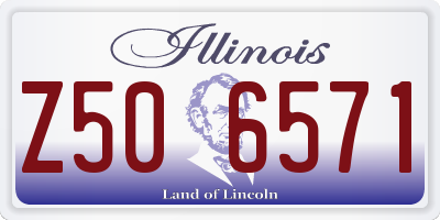 IL license plate Z506571