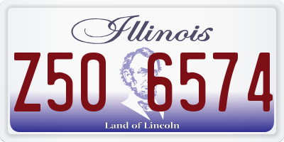 IL license plate Z506574