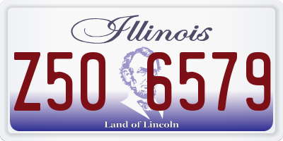IL license plate Z506579