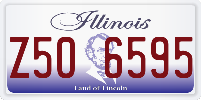 IL license plate Z506595