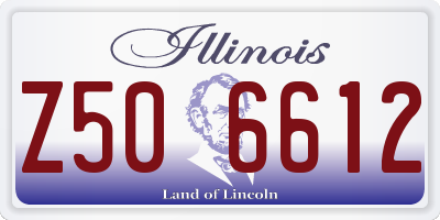 IL license plate Z506612