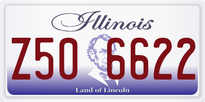 IL license plate Z506622