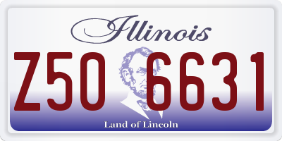 IL license plate Z506631