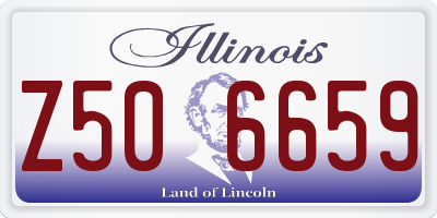 IL license plate Z506659