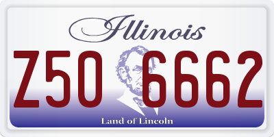 IL license plate Z506662
