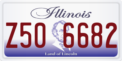 IL license plate Z506682