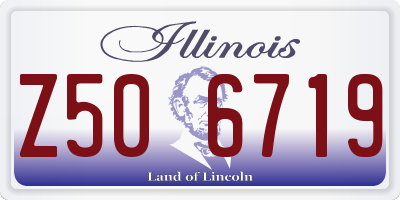 IL license plate Z506719