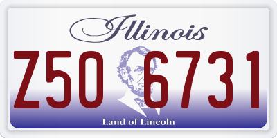 IL license plate Z506731