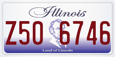 IL license plate Z506746