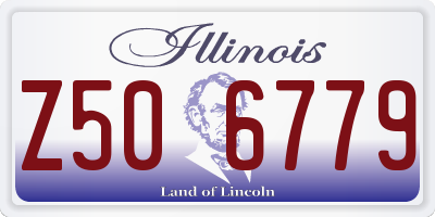 IL license plate Z506779