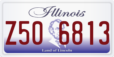 IL license plate Z506813
