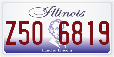 IL license plate Z506819