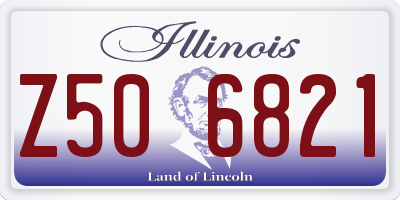 IL license plate Z506821