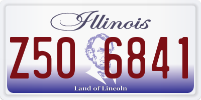IL license plate Z506841