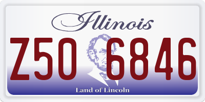 IL license plate Z506846