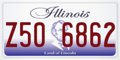 IL license plate Z506862